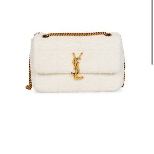 Yves Saint Laurent // medium Jamie quilted bouclé shoulder bag